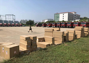 山東迅凱14套液壓破拆工具組交付某公安總隊(duì)。